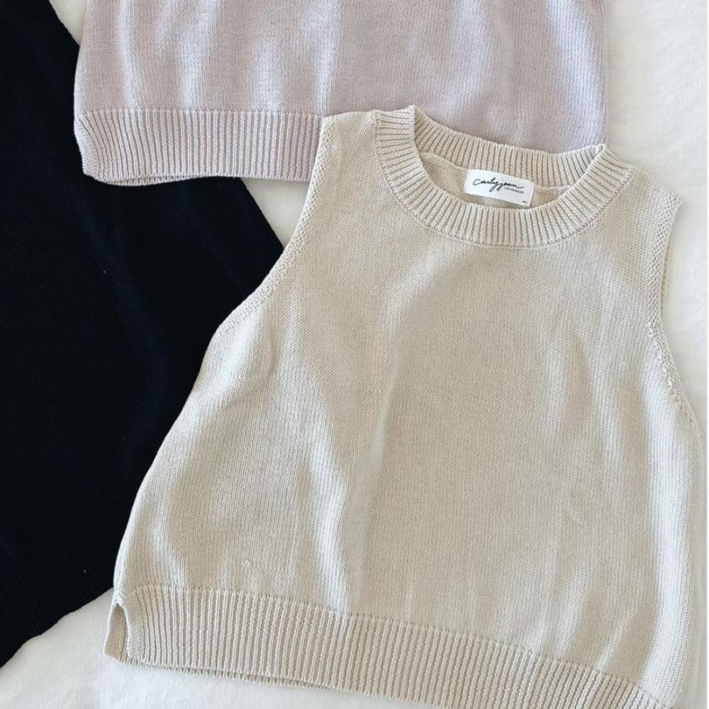 Carly Jean Los Angeles Meme Sweater Tank